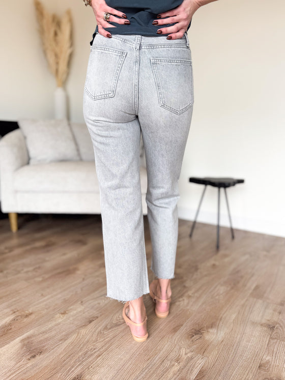 Emile Super High Rise Straight Jeans