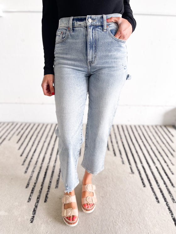 Paris Crop Utility Jeans