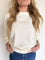 Farrah Mineral Washed Raglan Sweatshirt in Cream