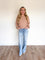Lorna Cable Knit Sweater in Dark Taupe
