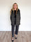 Jessa Long Puffer Vest in Olive