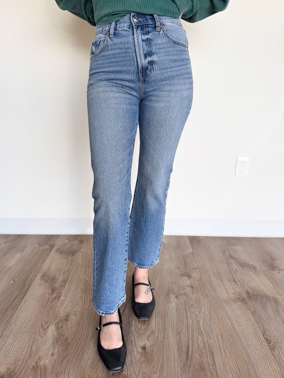 Ally High Rise Vintage Ankle Boot Jeans