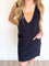 Hadley Sleeveless Knit Mini Dress in Black
