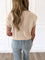 Remy Dolman Sweater Tank in Cream