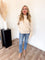 Nadia Oversized Drop Shoulder Sweater in Cream