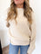 Nadia Oversized Drop Shoulder Sweater in Cream