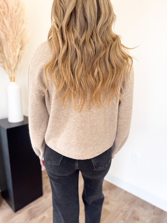 Marigold Cardigan in Taupe