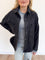 Honey Denim Shacket in Black