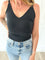 Spanx Suit Yourself V Neck Bodysuit in Black