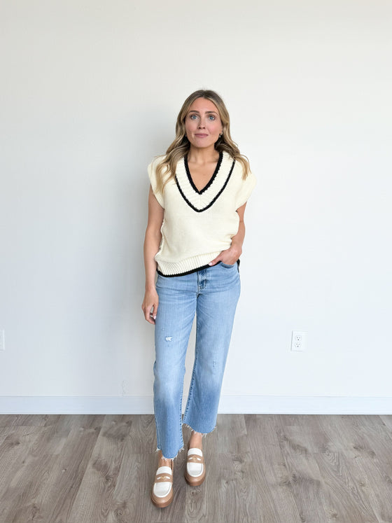 Bethany Oversized Sweater Vest