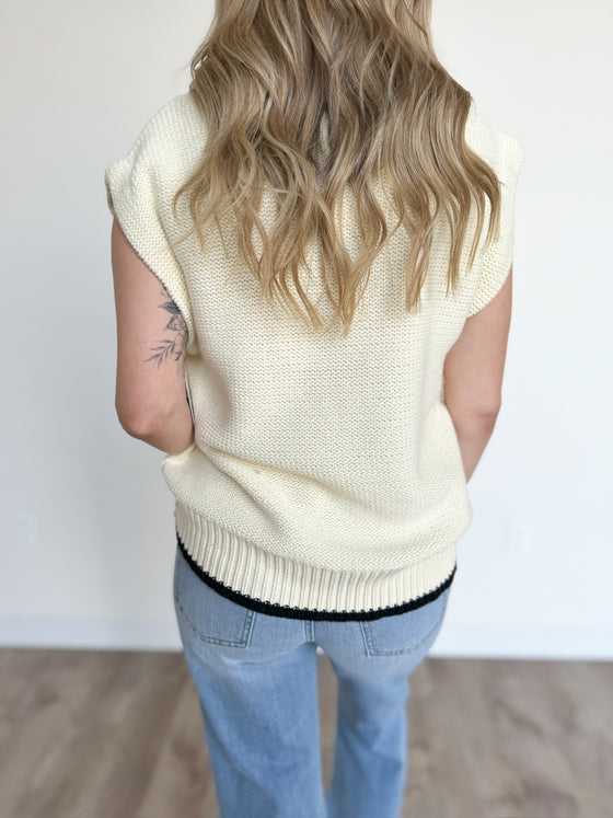 Bethany Oversized Sweater Vest