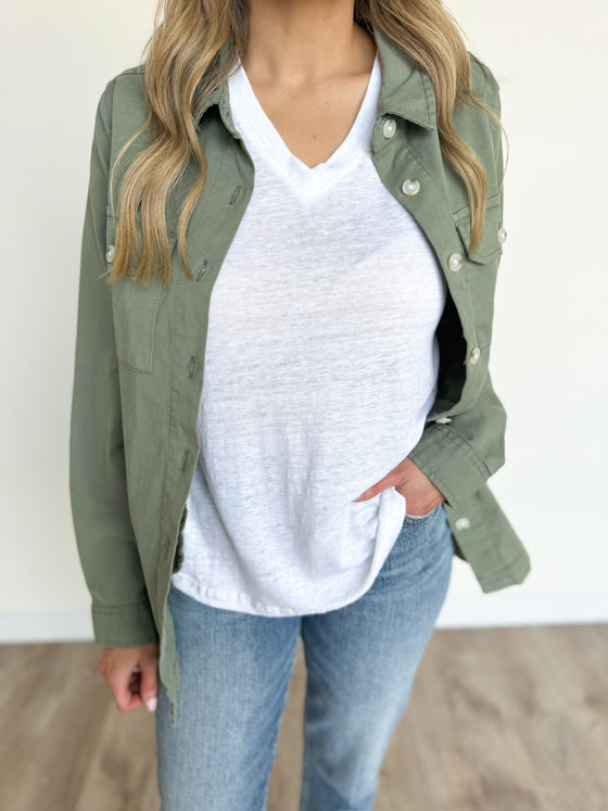 Kamiyah Jayla Jacket in Tea Leaf