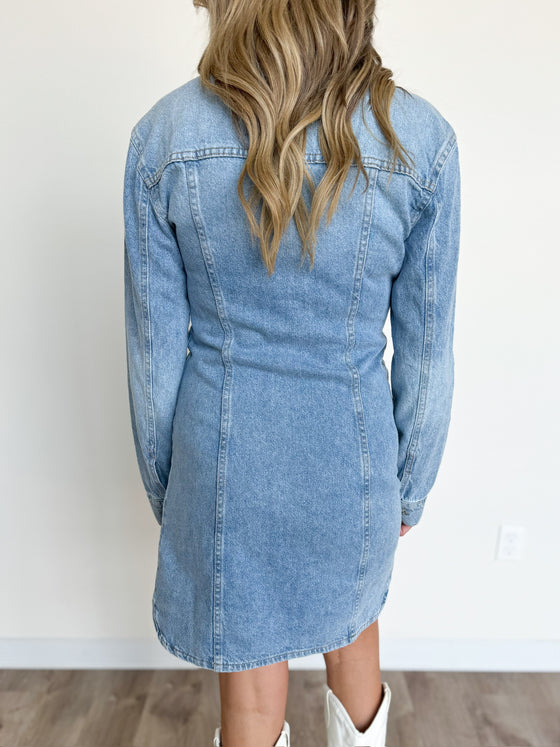 Estrella Denim Short Dress