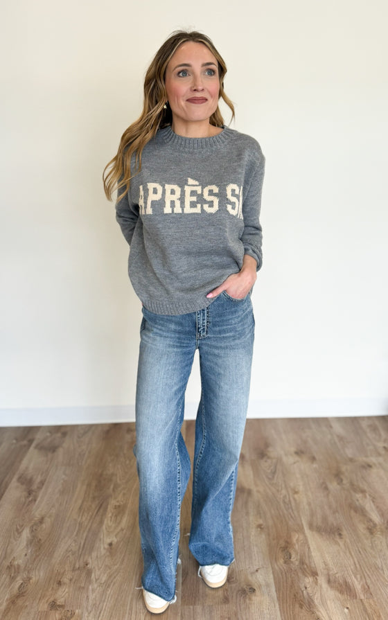 Addy Apres Ski Sweater in Grey