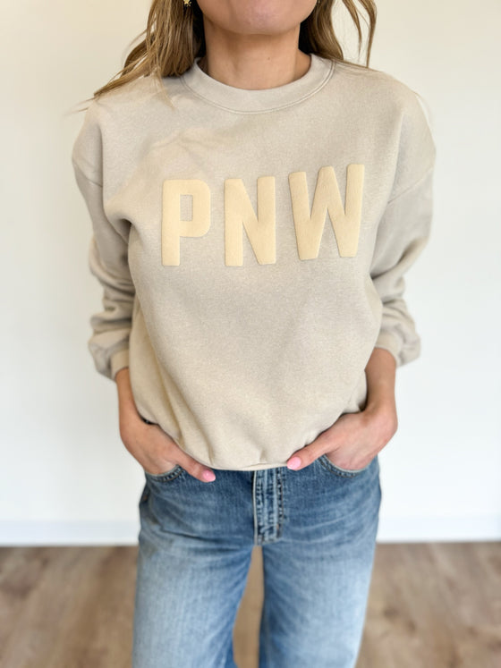 Kaydence PNW Crop Crewneck