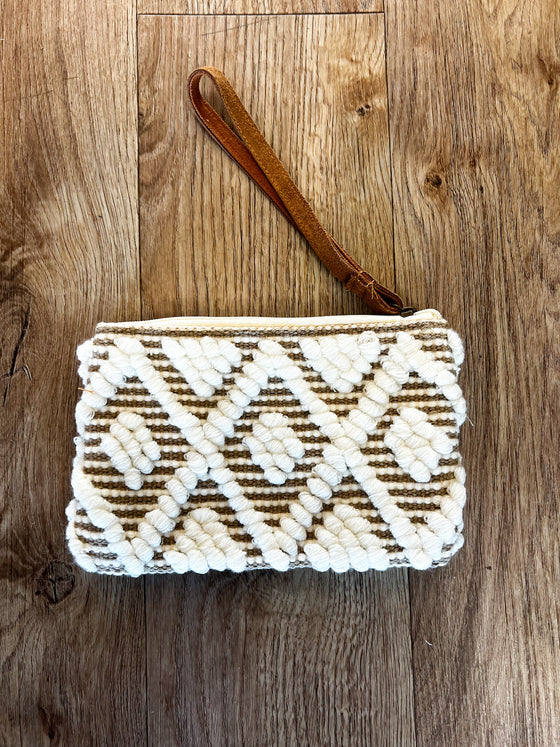 Panache Wristlet in Cream Diamond