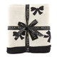 Bella Sleep Throw Blanket in Black Bow