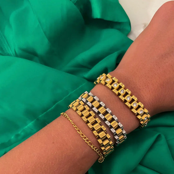 Chain Watch Band Bracelet in Mix