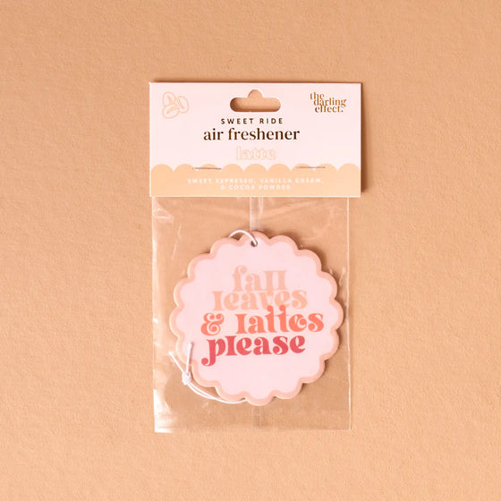 Sweet Ride Car Freshener - Leaves + Lattes