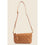 Wisteria Woven Handbag in Camel