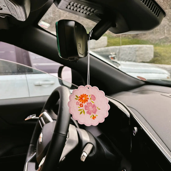 Sweet Ride Car Freshener - Dainty Floral Pink