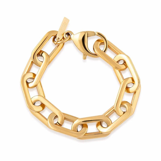 Sahira Jenna Link Bracelet in Gold