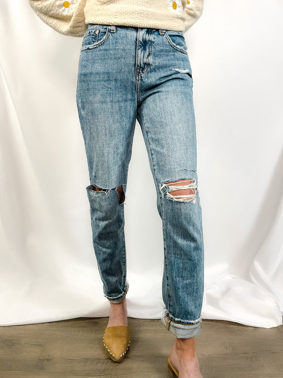 Wren Vintage Distressed Jeans