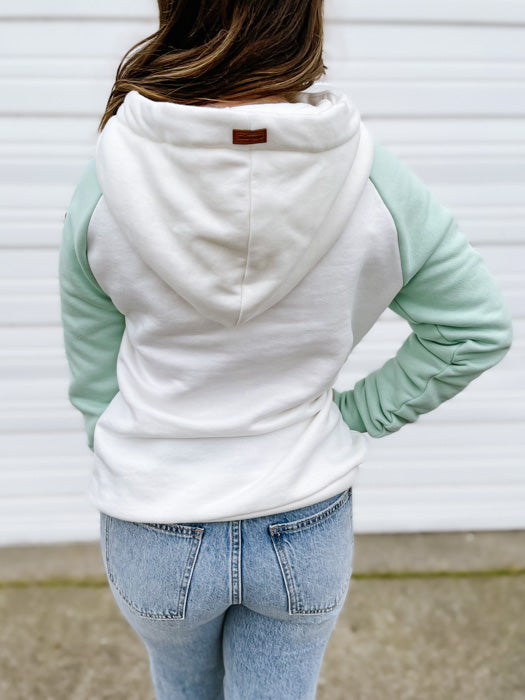 Brooke Baseball Quarter Zip Hoodie