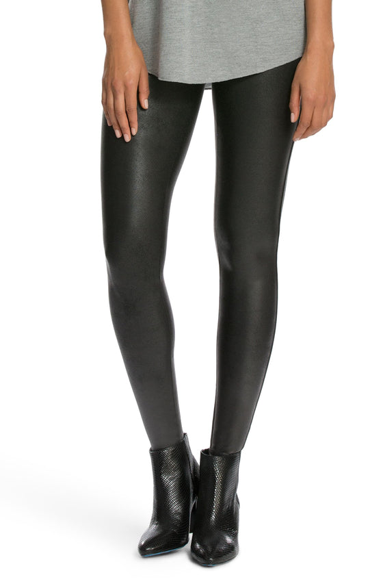Spanx Faux Leather Leggings Black